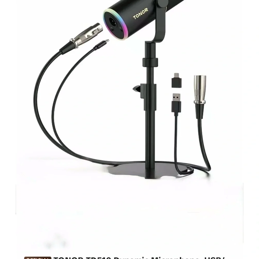 NOR USB/XLR Dynamic Microphone - Black